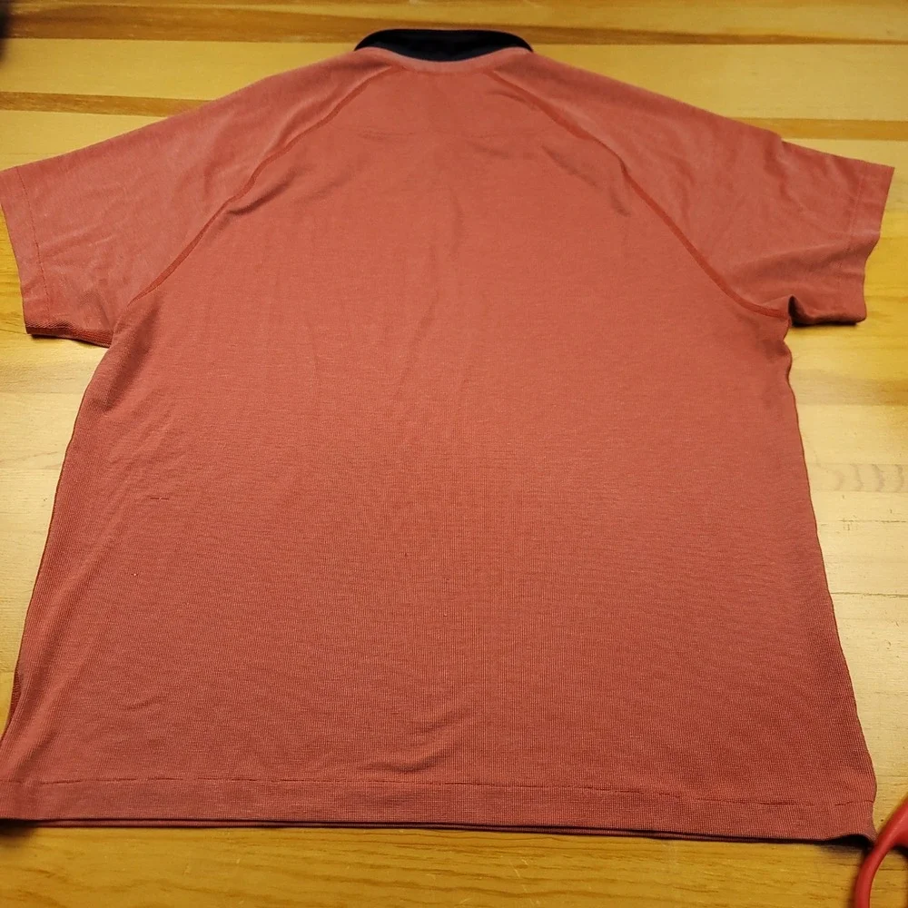 RHONE Men's Detla Pique Textured Polo Shirt XL‎ TG Performance Athletic Casual